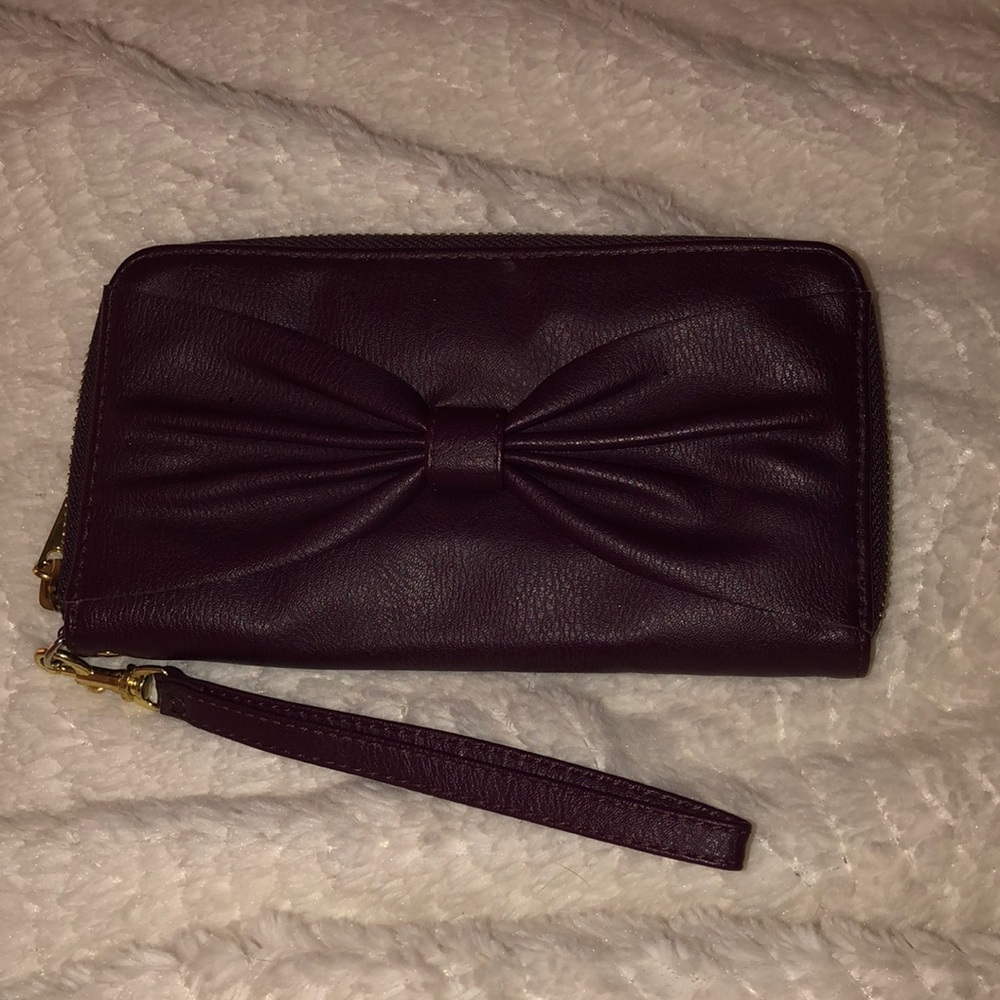 Purple Bow Wallet